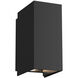 Helsinki LED 6.75 inch Black Exterior Wall Sconce