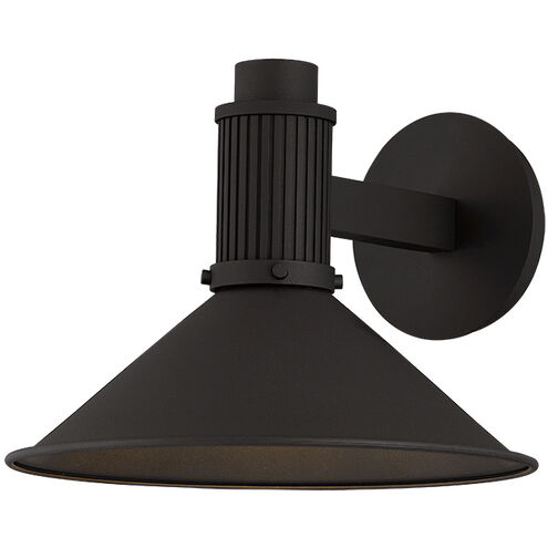 Elani 1 Light 8.75 inch Textured Black Exterior Wall Sconce
