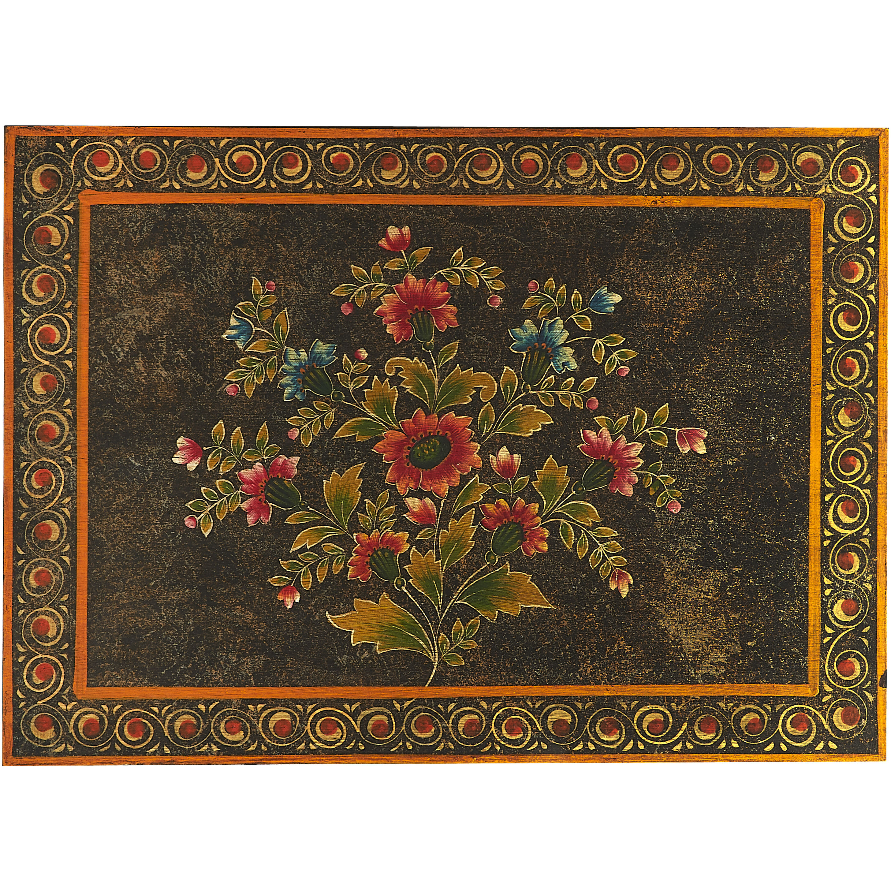 Bihar Hand Painted Artifacts Chest/Cabinet