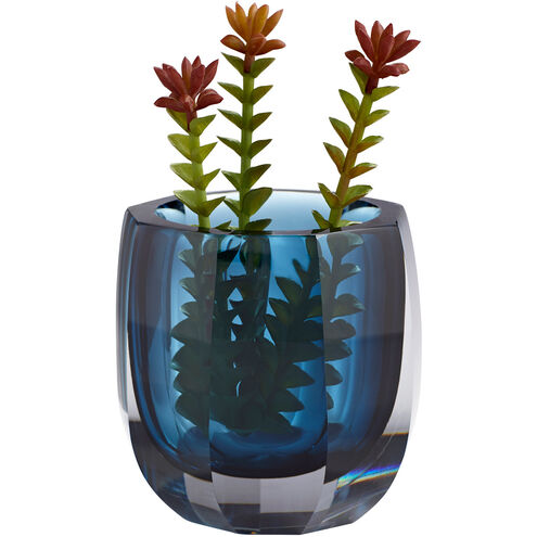 Azure Oppulence 5 inch Vase, Large