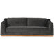 Seville Grey Velvet Sofa