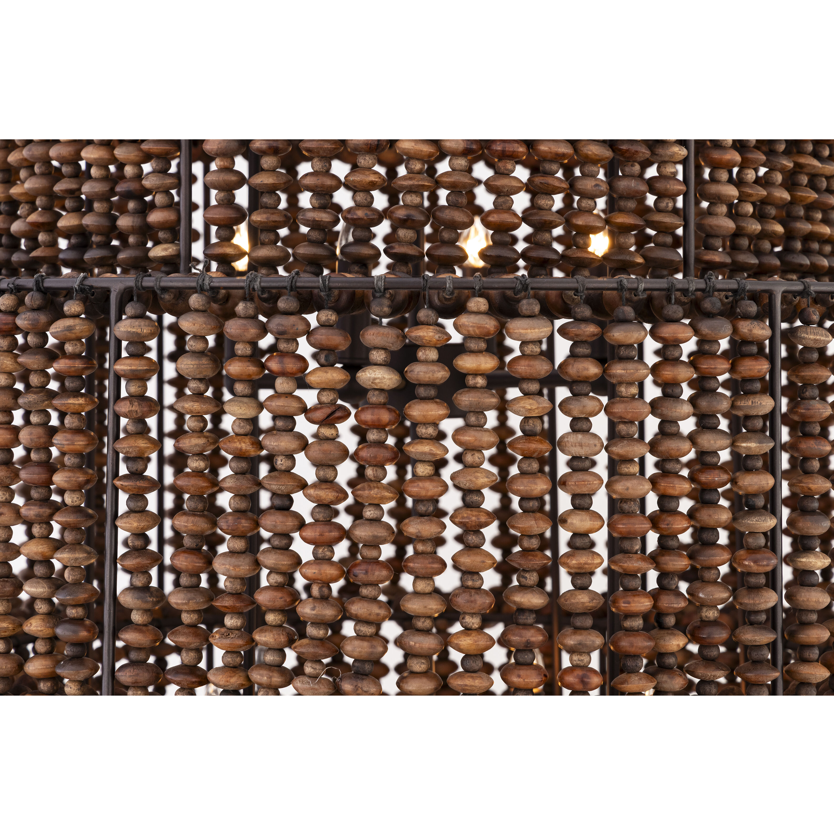 Beaudelle 9 Light 30 inch Dark Bronze Pendant Ceiling Light