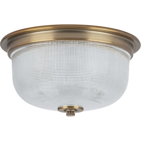 Artrude St 2 Light 12 inch Vintage Brass Flush Mount Ceiling Light