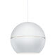 Lucas 1 Light 23.63 inch White Pendant Ceiling Light