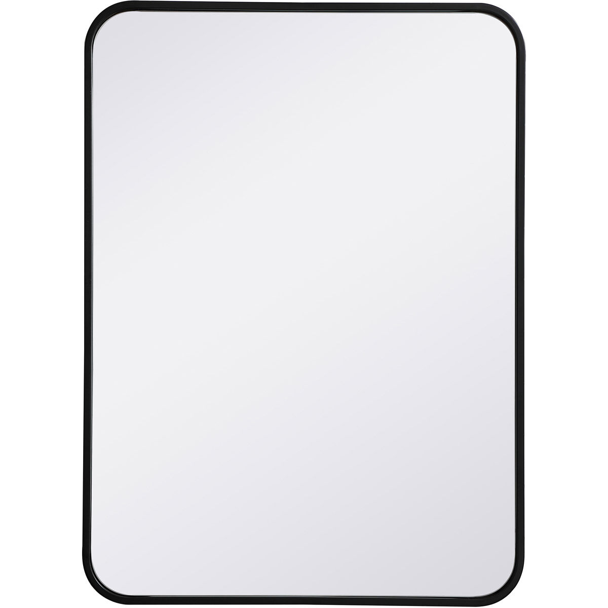 Evermore 30 X 22 inch Black Mirror