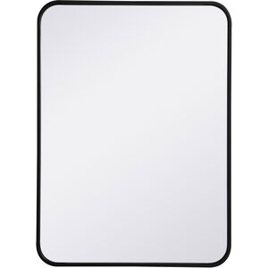 Evermore 30 X 22 inch Black Mirror