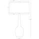 Delilah 34.31 inch 150.00 watt Amethyst Table Lamp Portable Light