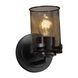 Wire Mesh Wall Sconce Wall Light in Matte Black