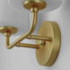 Bristol 2 Light 13.25 inch Satin Brass Wall Sconce Wall Light