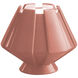 Portable 7 inch 60 watt Gloss Blush Table Lamp Portable Light