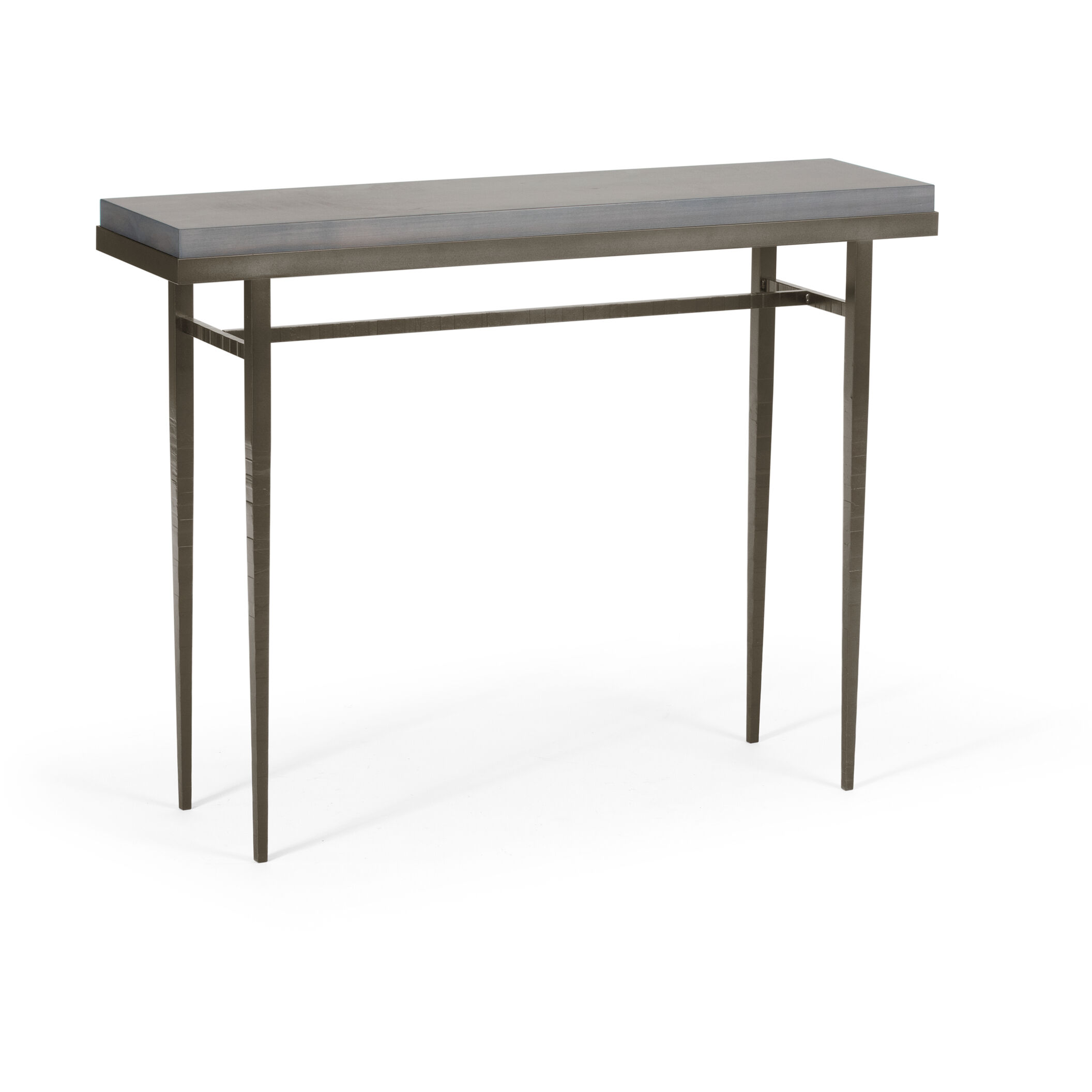 Wick 42 X 11.5 inch Oil Rubbed Bronze Console Table in Maple Grey