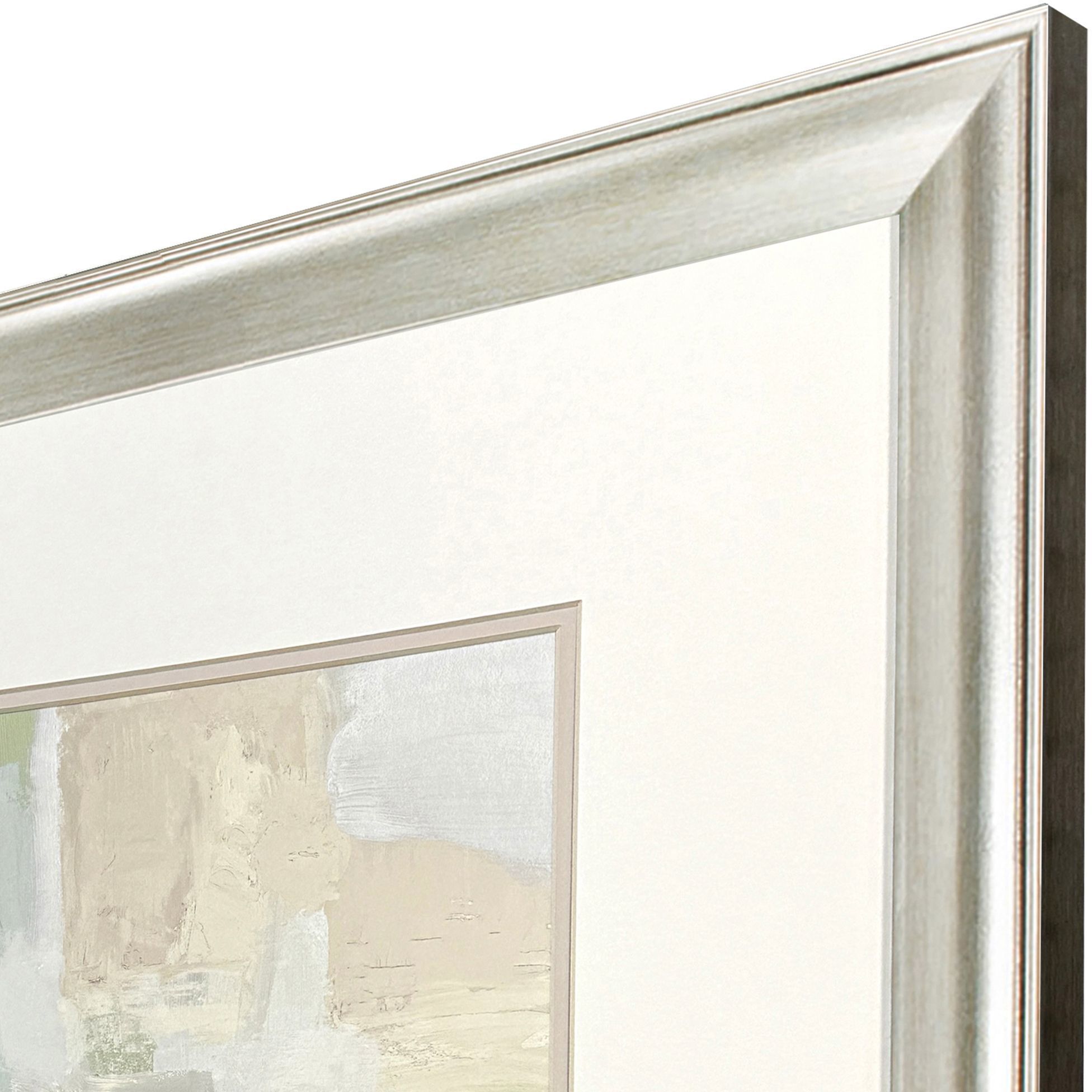 Painted Sketch Green and Blue and Yellow and Orange Framed Art, Propac