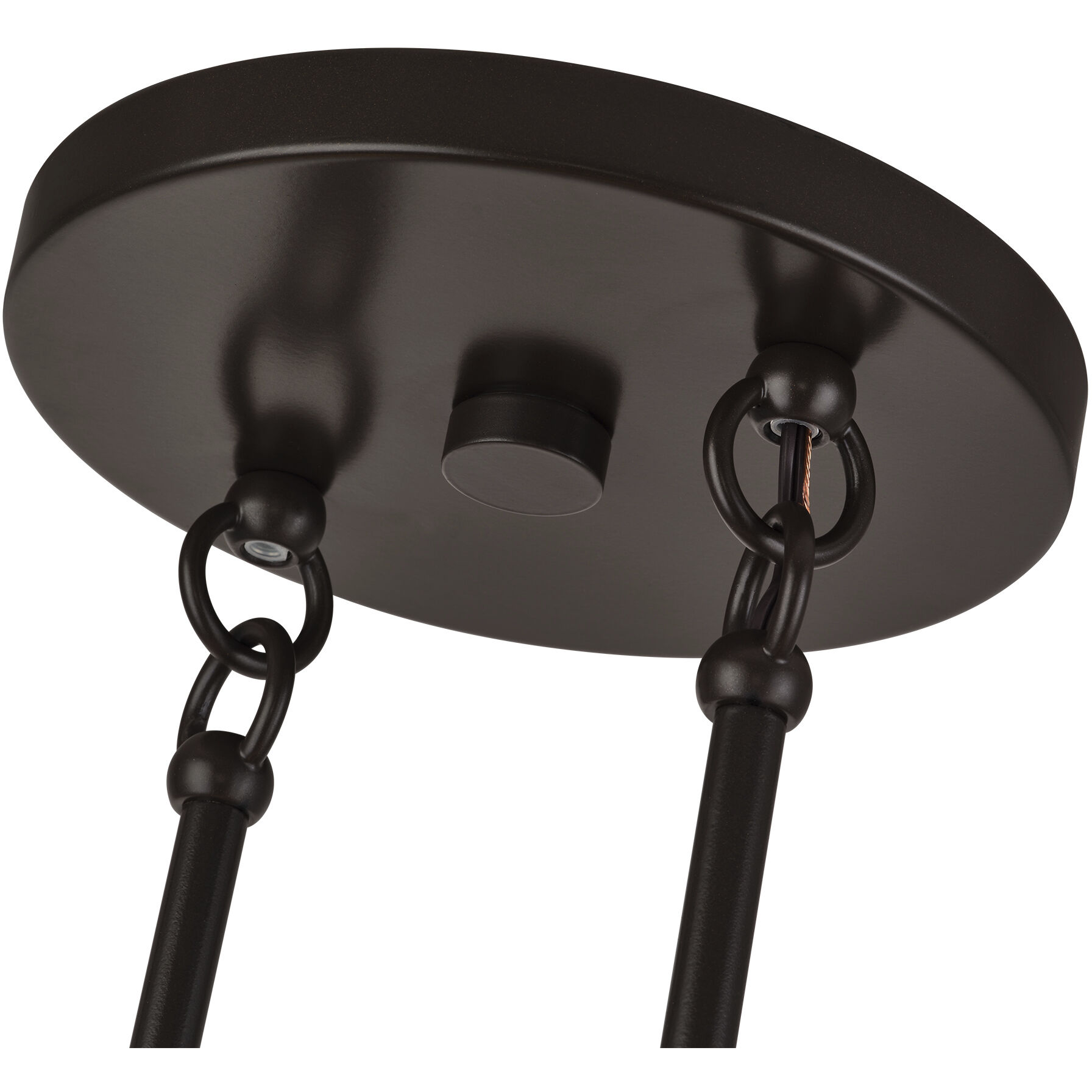 Manorwood 4 Light 36 inch English Bronze Linear Chandelier Ceiling Light, Large