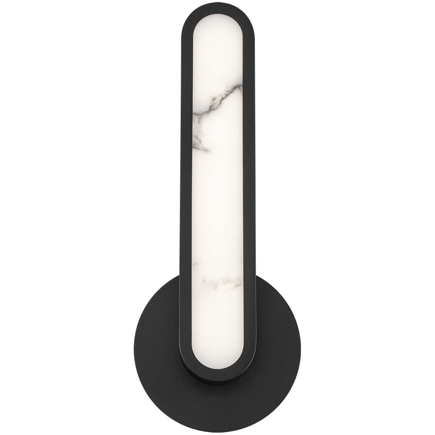 Serena LED 2.25 inch Black ADA Wall Sconce Wall Light, dweLED