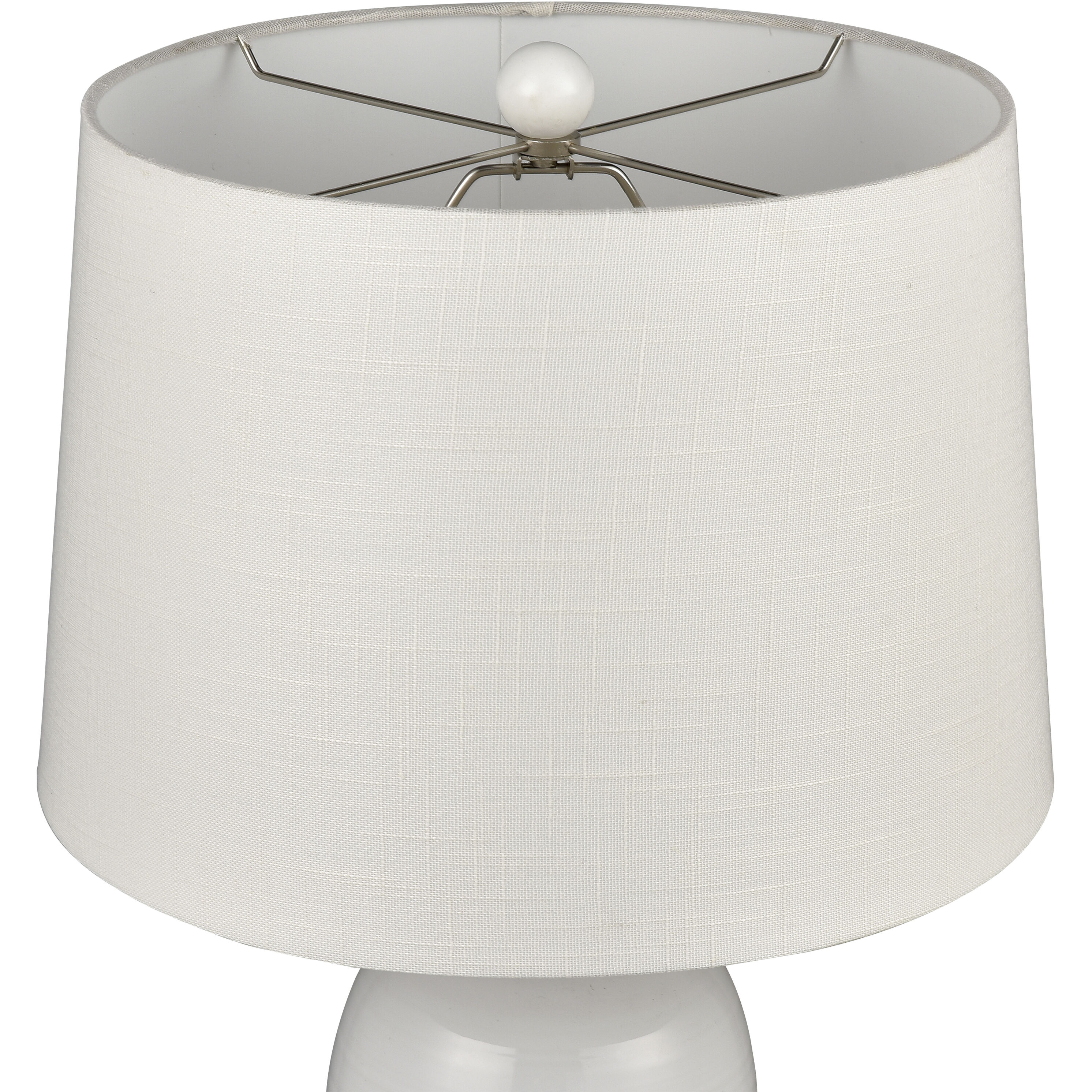 Peli 29 inch 150 watt White Table Lamp Portable Light