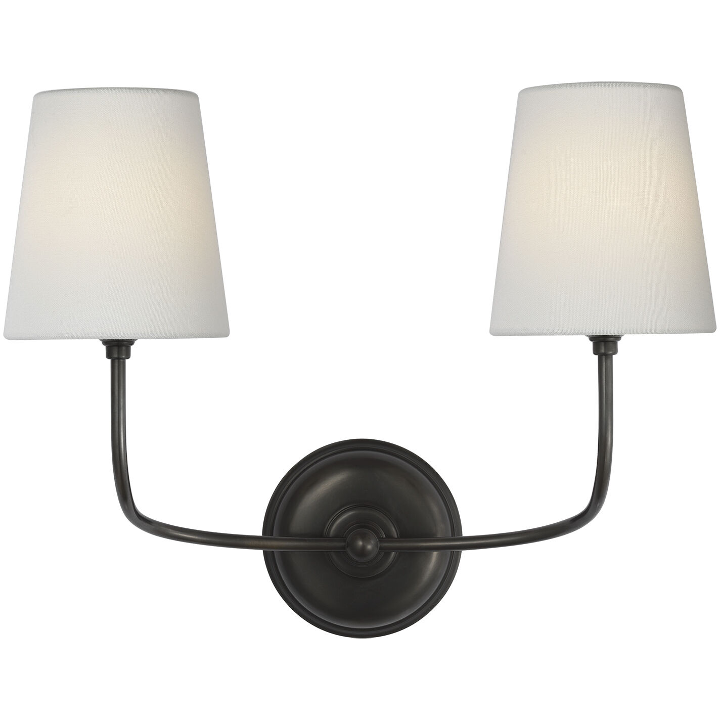 Thomas O'Brien Vendome Cordless Double Sconce Wall Light