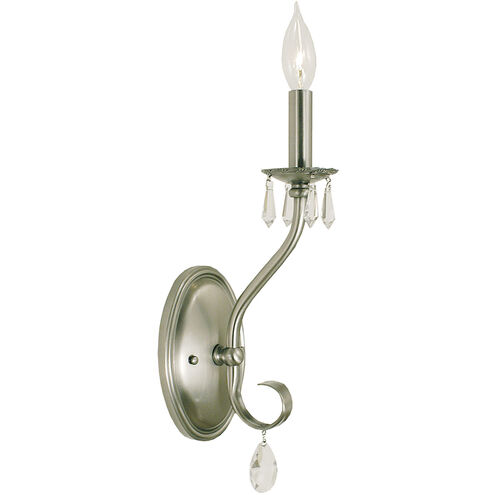 Liebestraum 1 Light 5 inch Brushed Nickel Sconce Wall Light