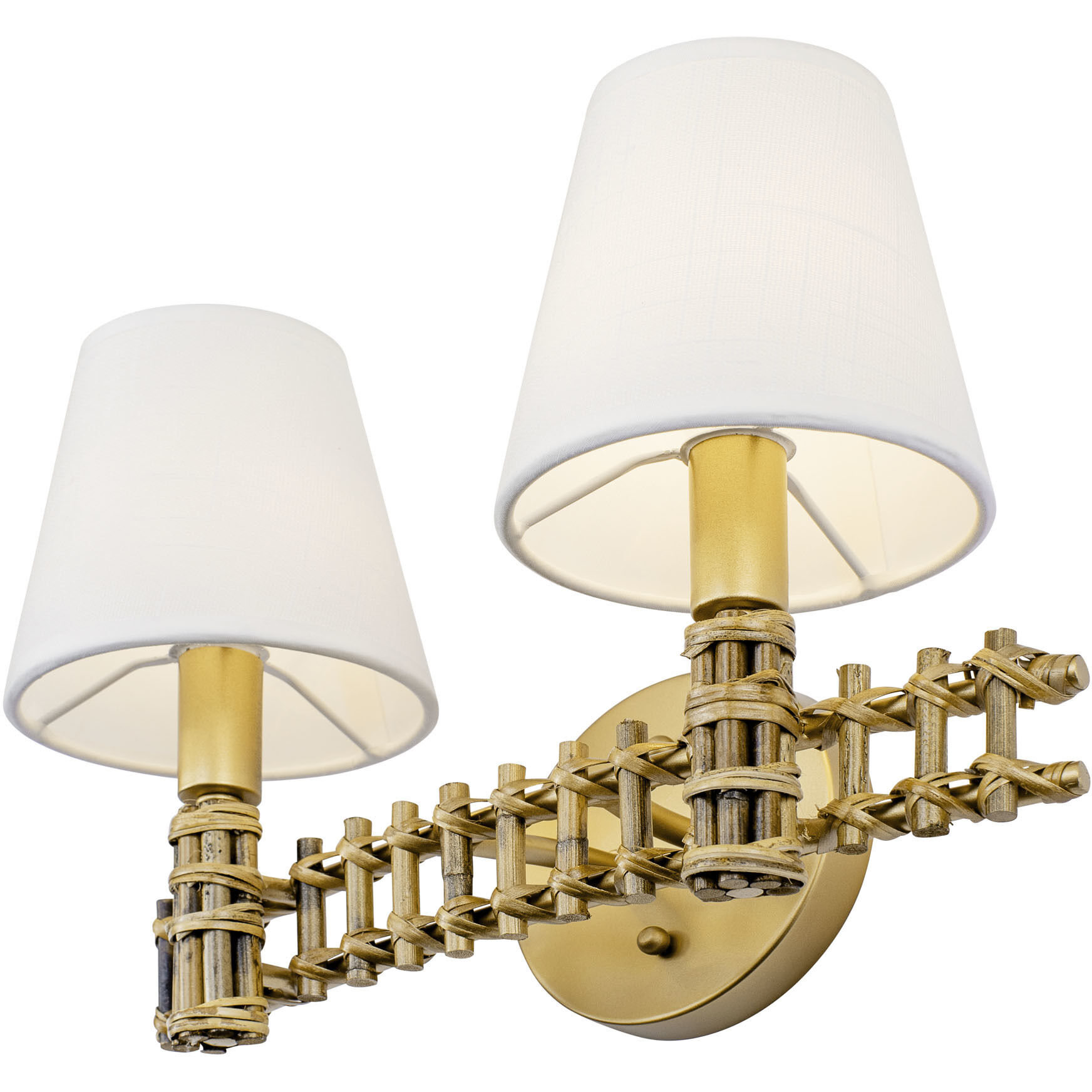 Nevis LED 14 inch French Gold Bath Vanity Wall Light