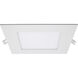 Edgewood White Recessed, Direct Wire