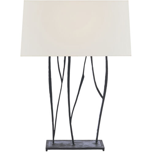 Ian K. Fowler Aspen 22.5 inch 60.00 watt Blackened Rust Console Lamp Portable Light in Linen