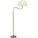 Alora Mood Crosby 68 inch 1 watt Brushed Gold Floor Lamp Portable Light