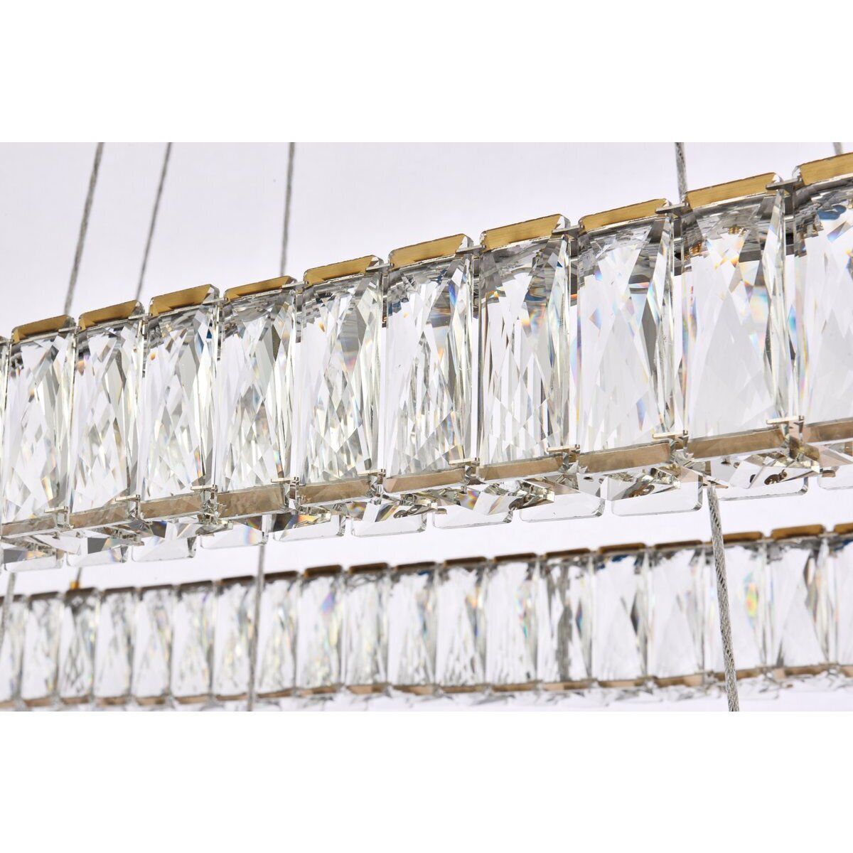 Monroe 2 Light 50 inch Gold Pendant Ceiling Light