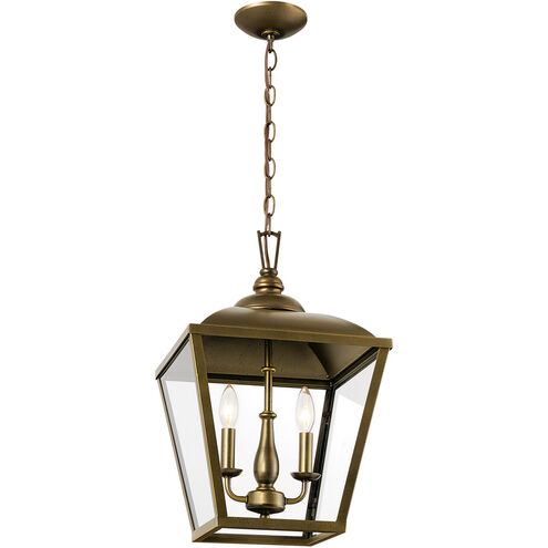 Homestead Dame 3 Light 13 inch Character Bronze Pendant Ceiling Light, Dame