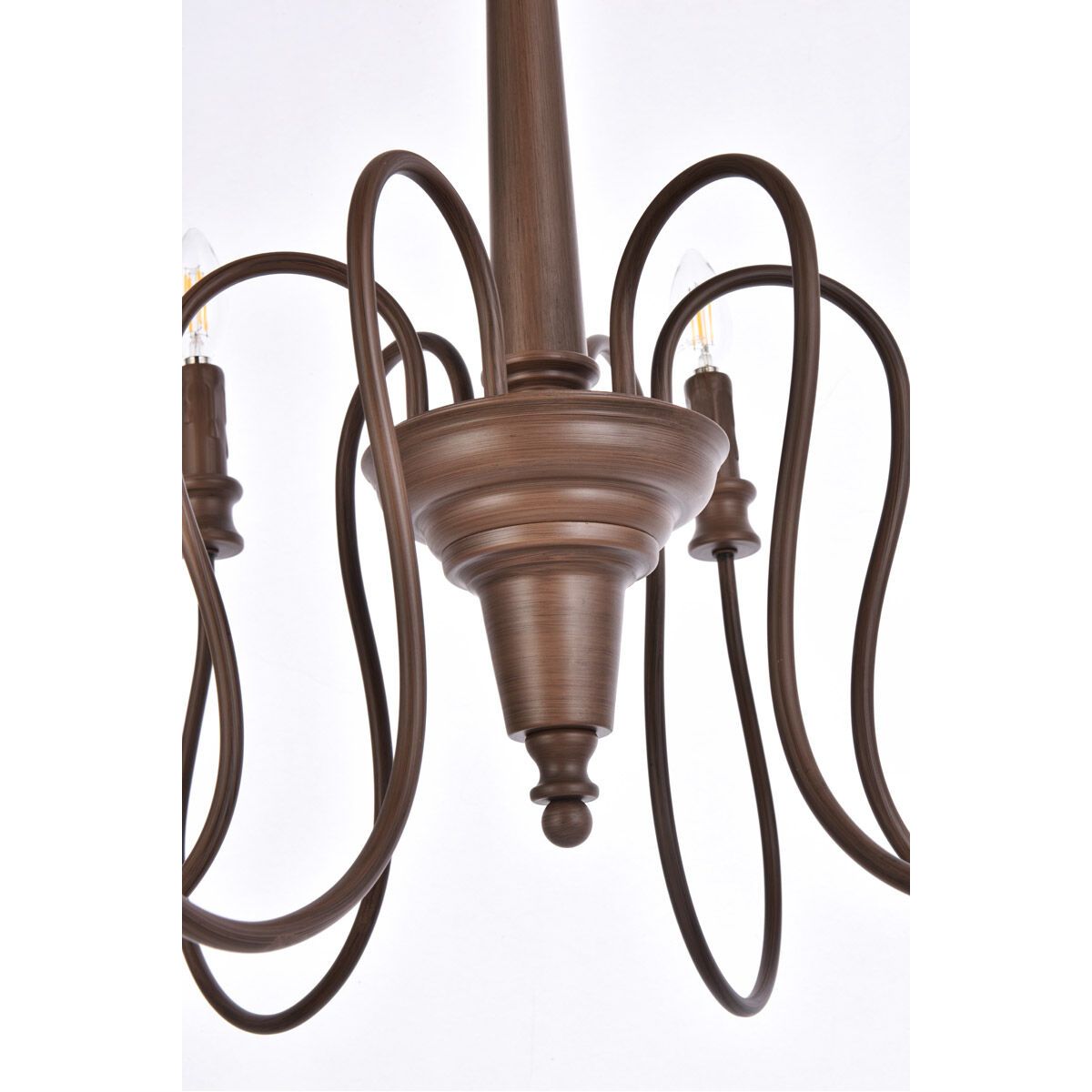 Flynx 6 Light 26 inch Weathered Oak Pendant Ceiling Light