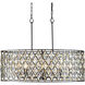 Windsor 8 Light 36 inch Carbon/Havana Gold Pendant Ceiling Light