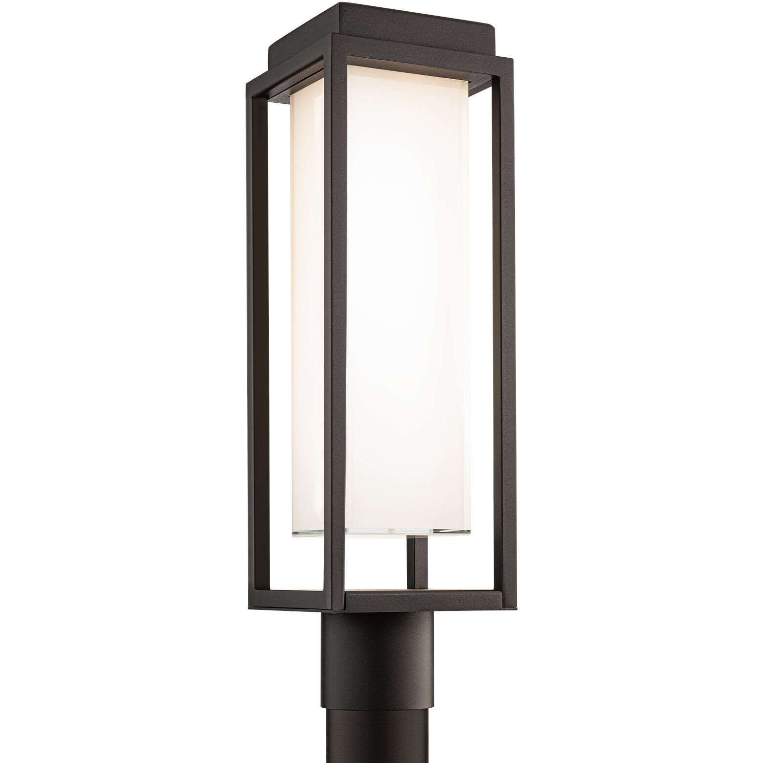 Framed LED 20 inch Bronze Outdoor Post Lighting