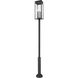 Nova 5 Light 129.75 inch Black Outdoor Post Mounted Fixture