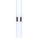 Maxine 2 Light 4.75 inch Chrome Vanity Light Wall Light