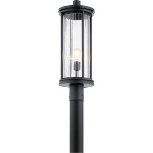 Barras 1 Light 23 inch Black Outdoor Post Lantern