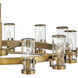 Reeve 12 Light 35.75 inch Heritage Brass Indoor Chandelier Ceiling Light