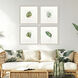 Palm Springs Leaves Green and Red and Pink and Purple Framed Art, Propac