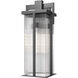 Fortis 3 Light 30.75 inch Sand Black Outdoor Wall Light