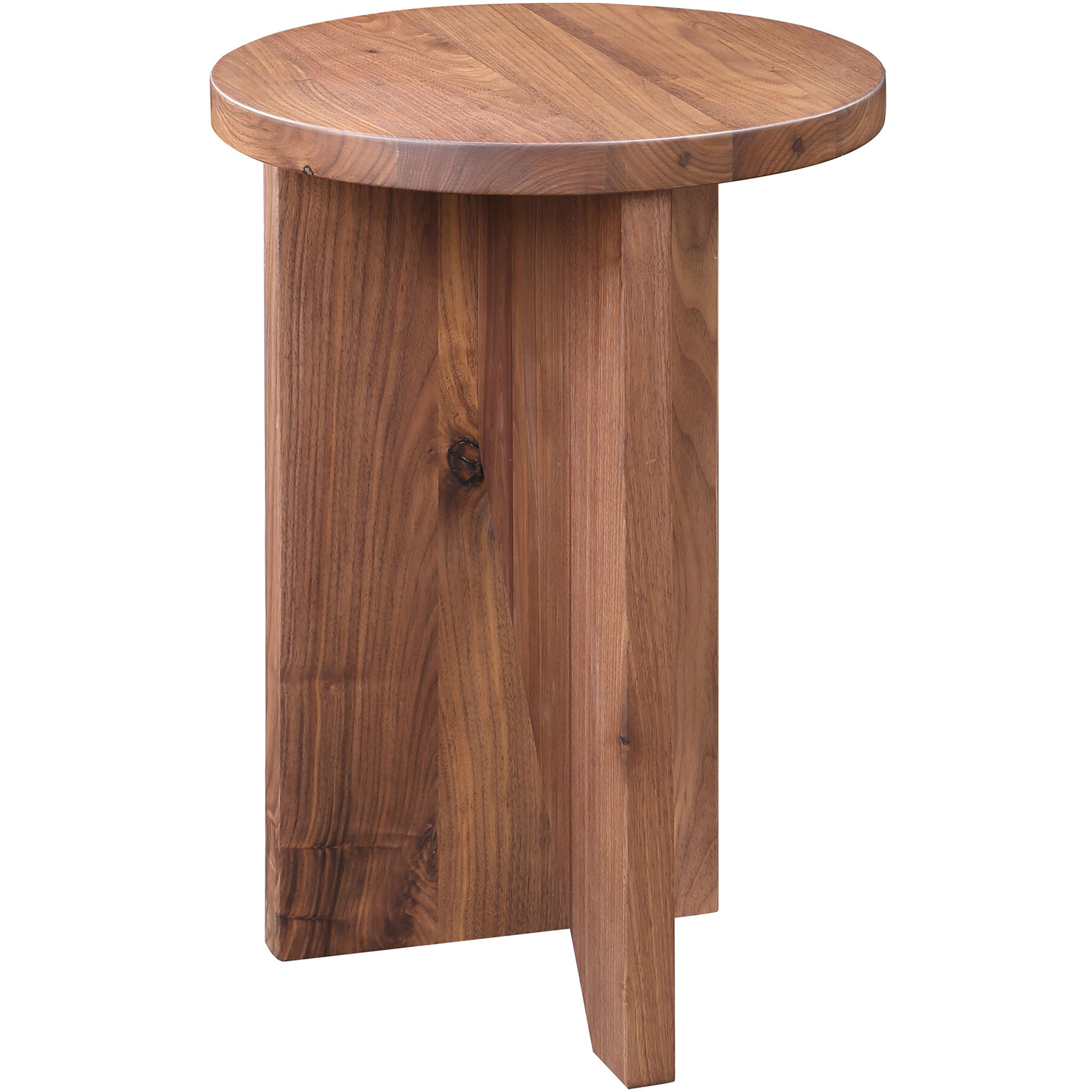 Grace 20 X 14 inch Walnut Accent Table in Brown