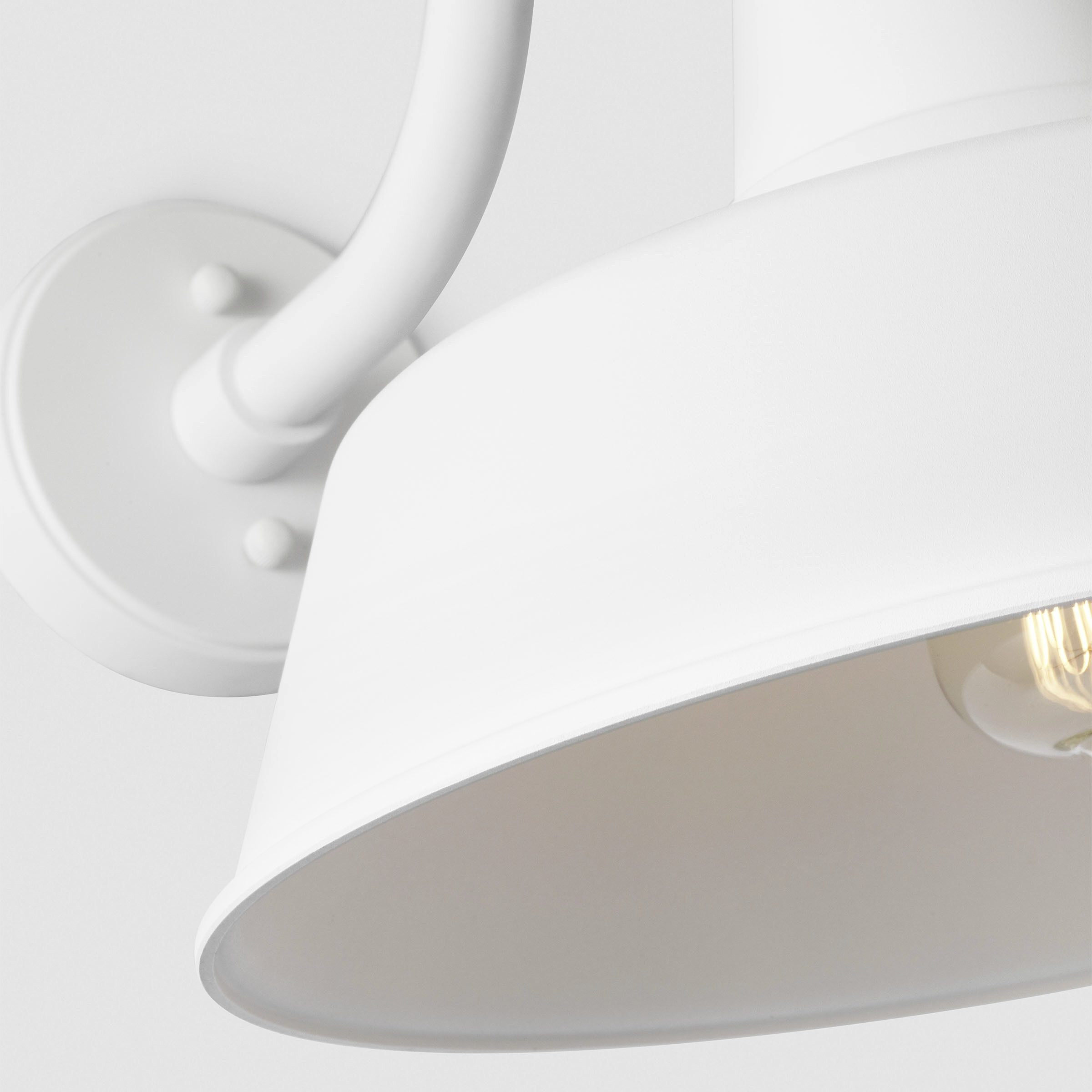 Sean Lavin Barn Light 1 Light 13.5 inch Outdoor Textured White Outdoor Wall Lantern