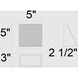 Slant LED 5 inch Sand Black Wall Sconce