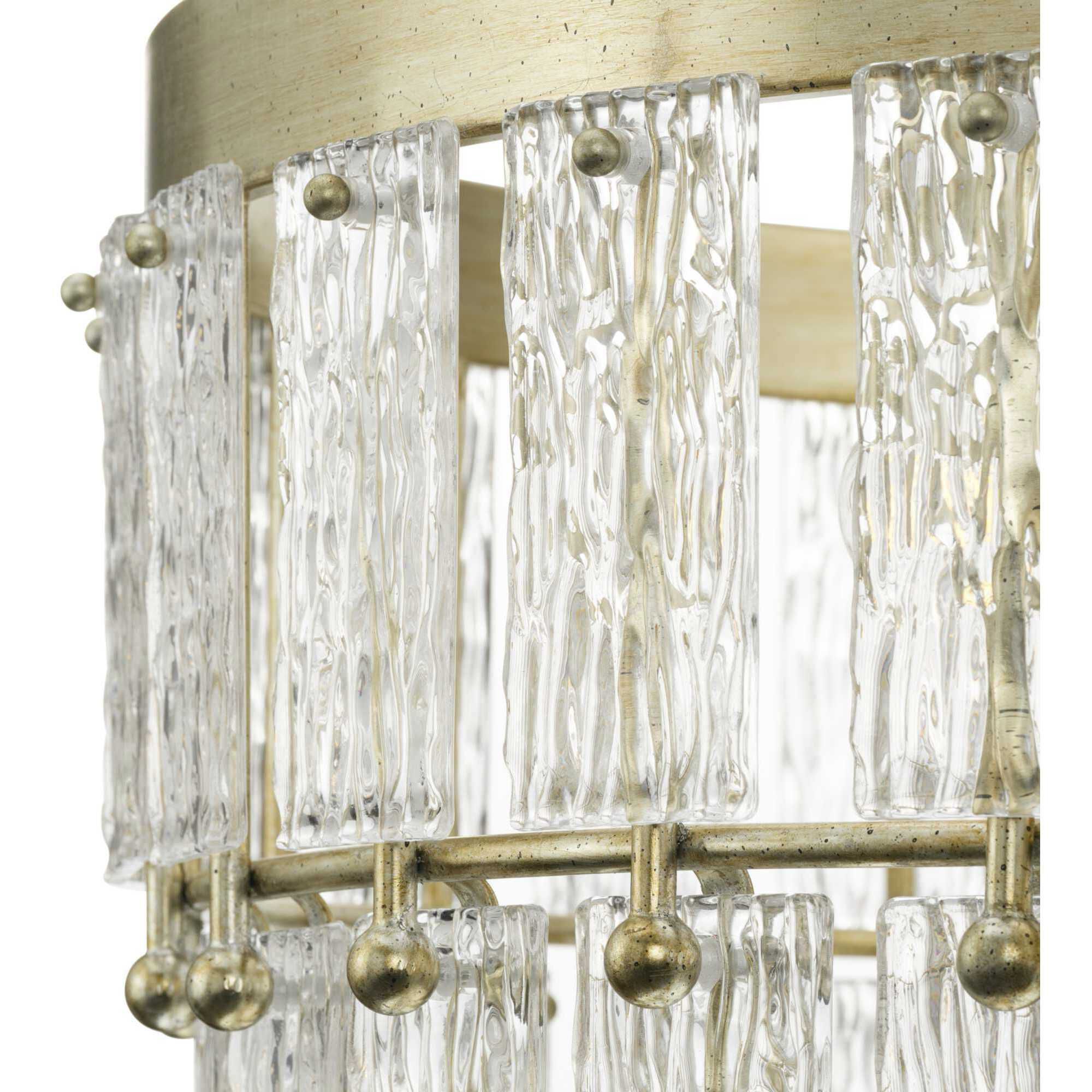 Chevall 9 Light 32 inch Gilded Silver Chandelier Ceiling Light, Design Series