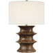 Chapman & Myers Eldin 29 inch 15 watt Smoked Umber Table Lamp Portable Light