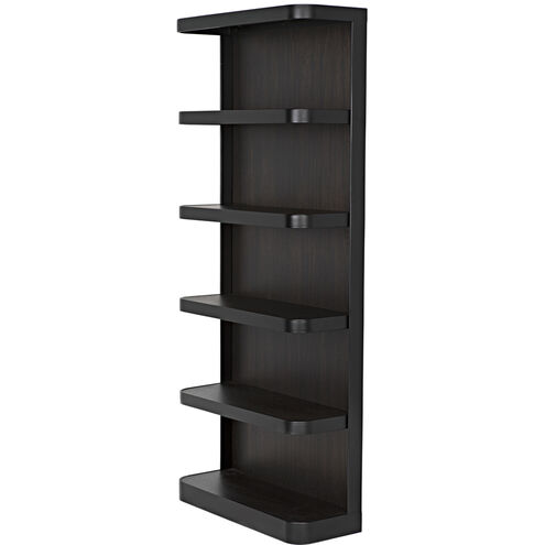 Dido Matte Black Bookcase