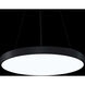 Pi LED 30 inch Satin Black Pendant Ceiling Light