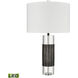 Journey 30 inch 9.00 watt Black with Clear Table Lamp Portable Light