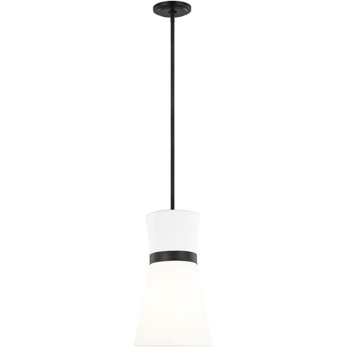 AERIN Clark 1 Light 9.75 inch Midnight Black Pendant Ceiling Light