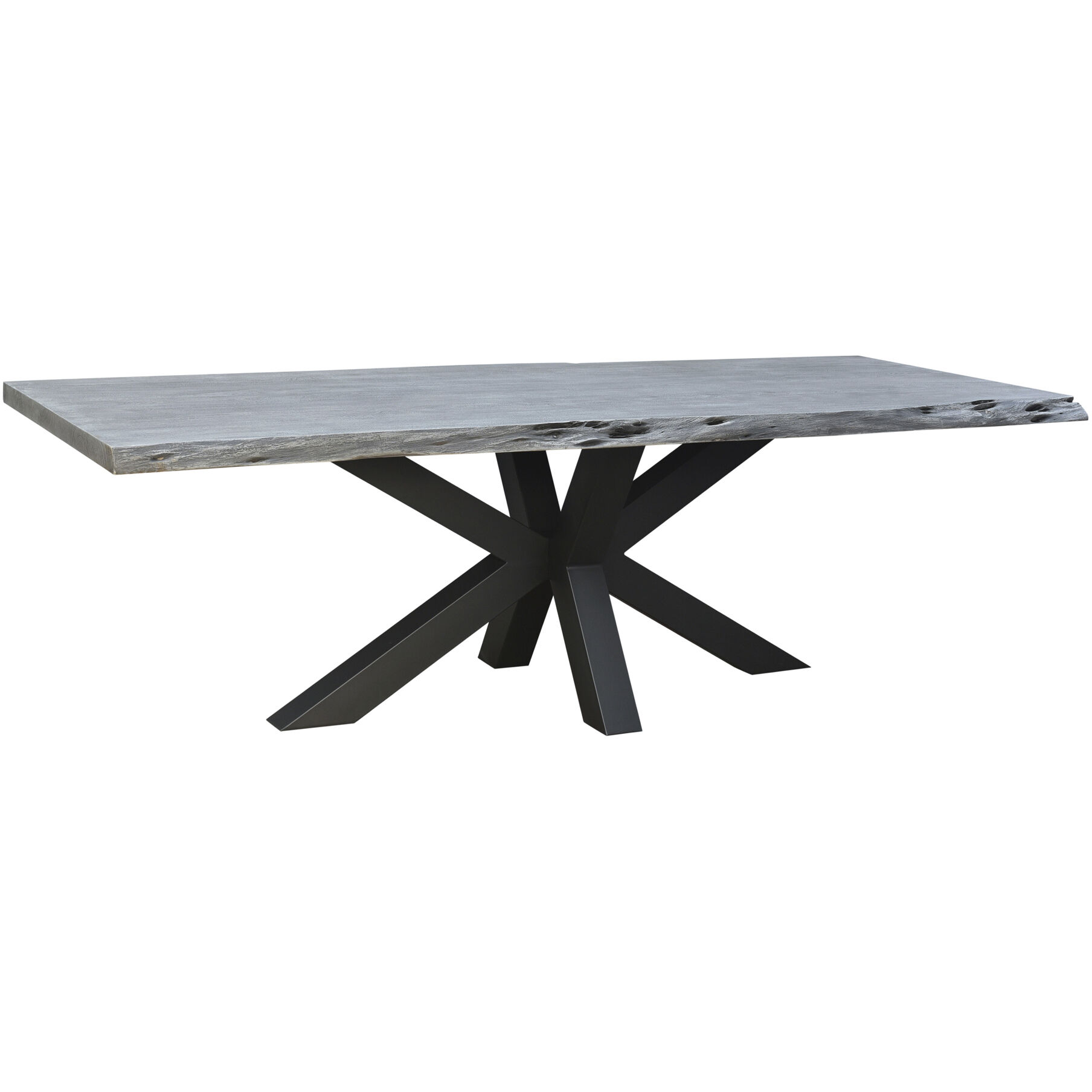 Edge 84 X 40 inch Grey Dining Table, Small