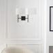 Barbara Barry Key 2 Light 16 inch Midnight Black Sconce Wall Light