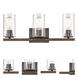 Westlake LED 22.5 inch Matte Black Bath Vanity Light Wall Light