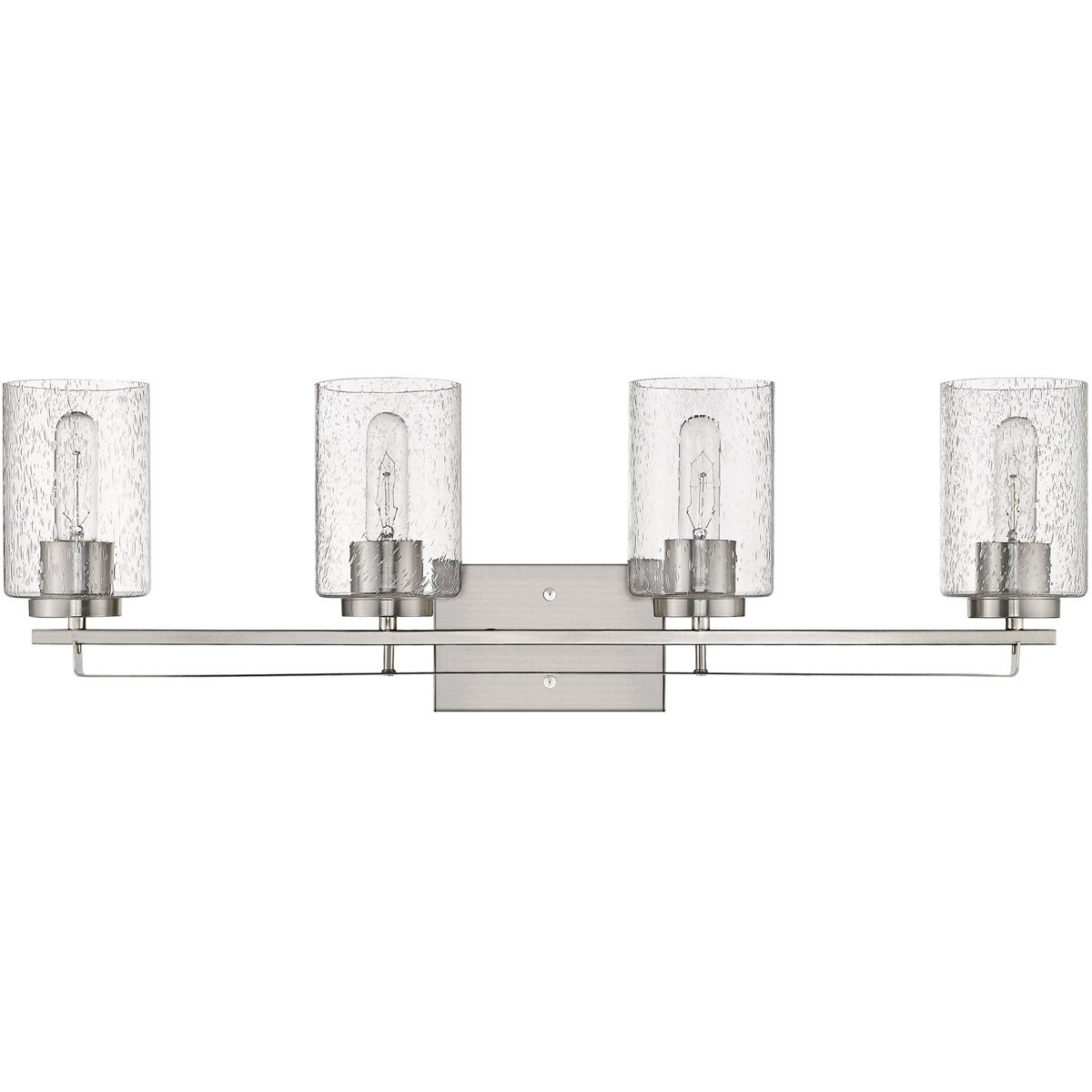 Orella 4 Light 32 inch Satin Nickel Vanity Light Wall Light