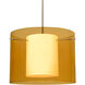 Pahu 16 LED Satin Nickel Stem Pendant Ceiling Light